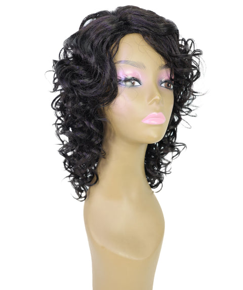 Toniann Shoulder-Length Wavy Synthetic 15.5 inch Wig with Side Part