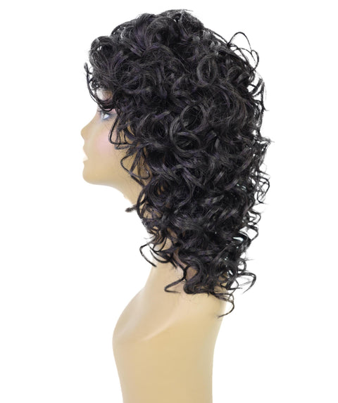 Toniann Shoulder-Length Wavy Synthetic 15.5 inch Wig with Side Part