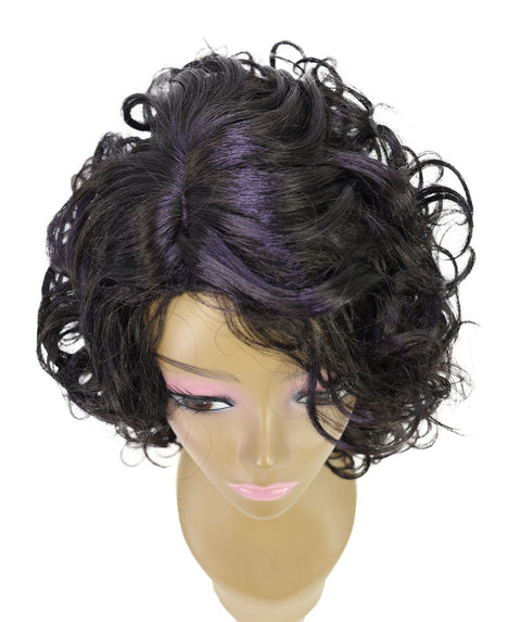 Toniann Shoulder-Length Wavy Synthetic 15.5 inch Wig with Side Part