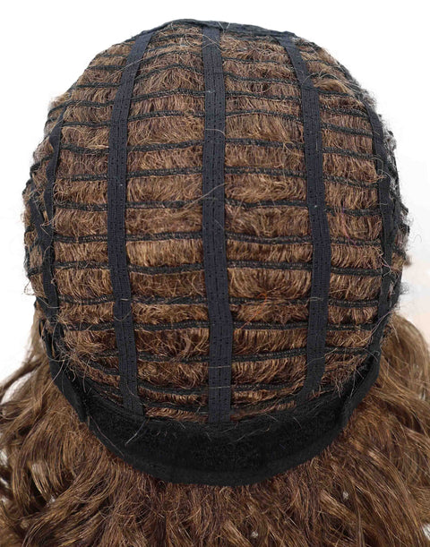 Toniann Shoulder-Length Wavy Synthetic 15.5 inch Wig with Side Part