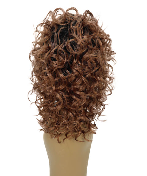 Toniann Shoulder-Length Wavy Synthetic 15.5 inch Wig with Side Part