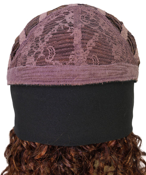 Oluchi Natural Texture Synthetic Shoulder Length Curly Half Wig with Hairband