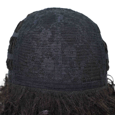 Lyon Natural Look, Full Volume & Easy Styling Shoulder-Length Curly 14" Full Wig for Women