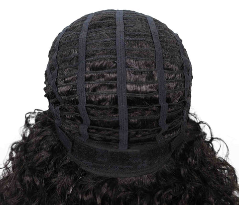 Lyon Natural Look, Full Volume & Easy Styling Shoulder-Length Curly 14" Full Wig for Women