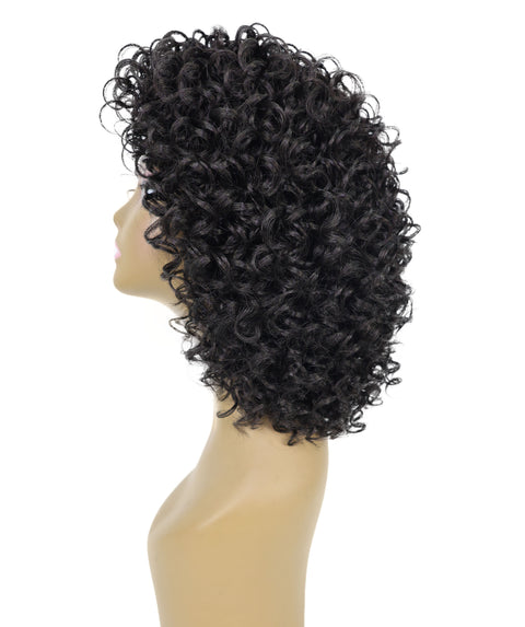 Lyon Natural Look, Full Volume & Easy Styling Shoulder-Length Curly 14" Full Wig for Women