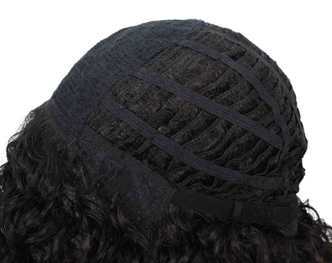 Lyon Natural Look, Full Volume & Easy Styling Shoulder-Length Curly 14" Full Wig for Women