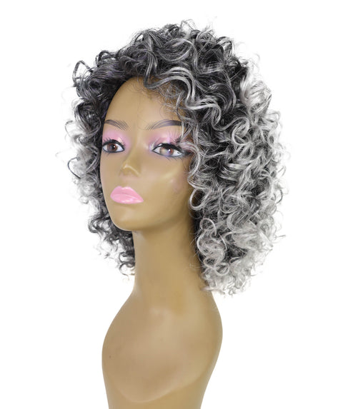 Lyon Natural Look, Full Volume & Easy Styling Shoulder-Length Curly 14" Full Wig for Women