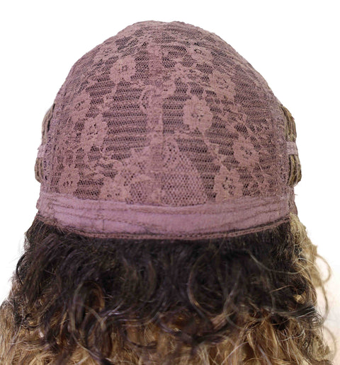 Lyon Natural Look, Full Volume & Easy Styling Shoulder-Length Curly 14" Full Wig for Women