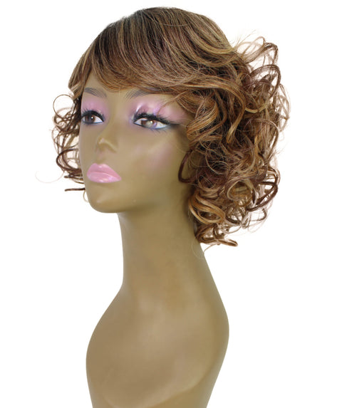 Ruth 10 Inch Short Curly Full Wig with Soft Ringlets