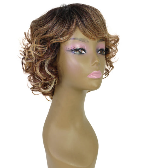Ruth 10 Inch Short Curly Full Wig with Soft Ringlets