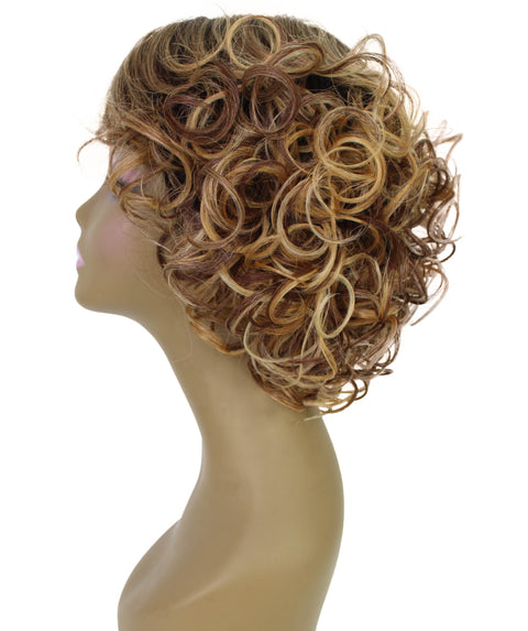 Ruth 10 Inch Short Curly Full Wig with Soft Ringlets