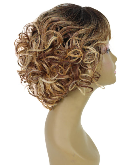Ruth 10 Inch Short Curly Full Wig with Soft Ringlets