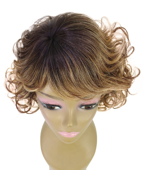 Ruth 10 Inch Short Curly Full Wig with Soft Ringlets