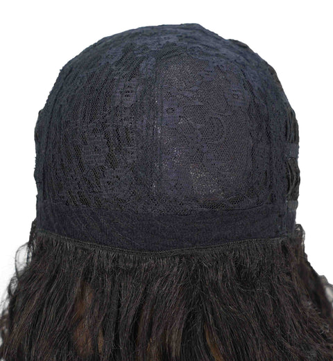 Nanette Soft, Flowing Shoulder-Length Wavy 12" Full Wig with Side Part