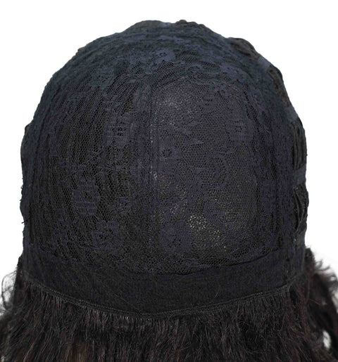 Nanette Soft, Flowing Shoulder-Length Wavy 12" Full Wig with Side Part