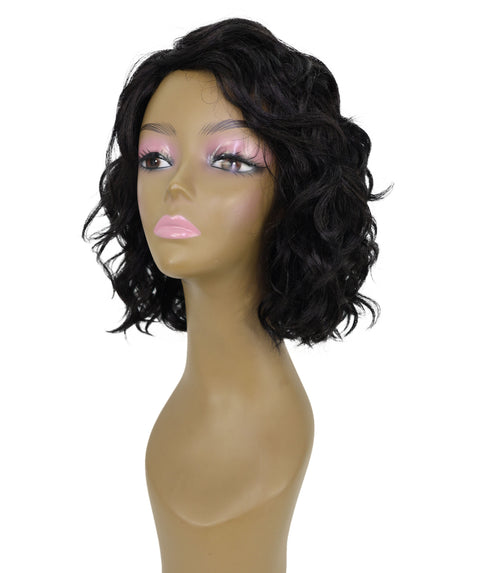 Nanette Soft, Flowing Shoulder-Length Wavy 12" Full Wig with Side Part