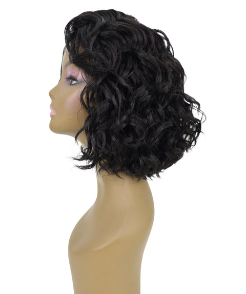 Nanette Soft, Flowing Shoulder-Length Wavy 12" Full Wig with Side Part