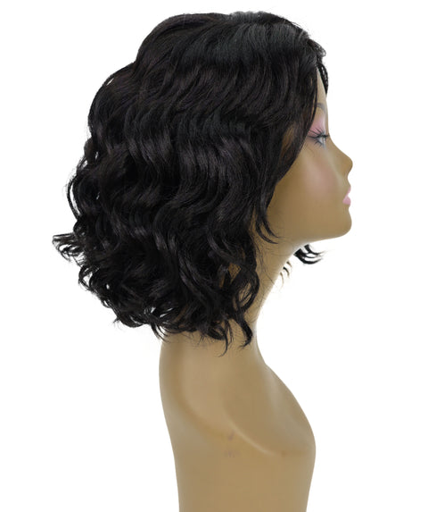 Nanette Soft, Flowing Shoulder-Length Wavy 12" Full Wig with Side Part