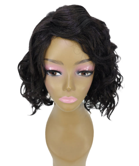 Nanette Soft, Flowing Shoulder-Length Wavy 12" Full Wig with Side Part