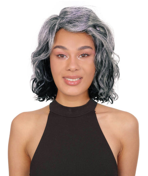 Nanette Soft, Flowing Shoulder-Length Wavy 12" Full Wig with Side Part