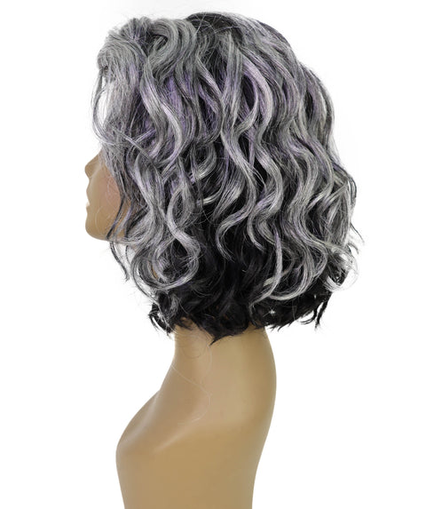 Nanette Soft, Flowing Shoulder-Length Wavy 12" Full Wig with Side Part