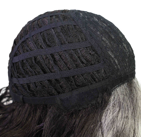 Nanette Soft, Flowing Shoulder-Length Wavy 12" Full Wig with Side Part