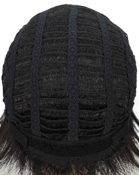 Chenel Short Length 9 inch Curly Full Wig with Bangs