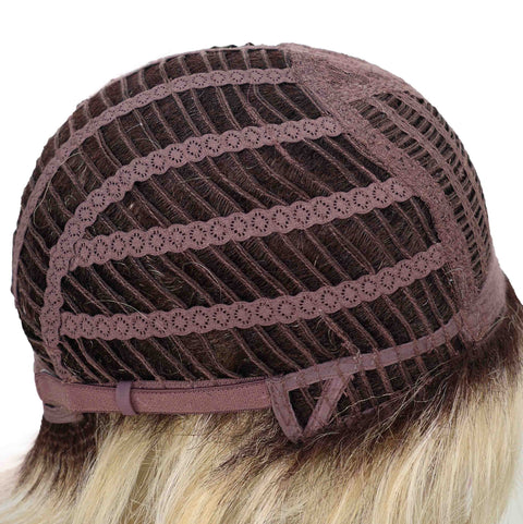 Chenel Short Length 9 inch Curly Full Wig with Bangs