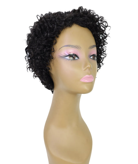 Felicity Short Tight and Bold Spiral 9.5 Inch Full wig Curly Felicity with Natural Volume