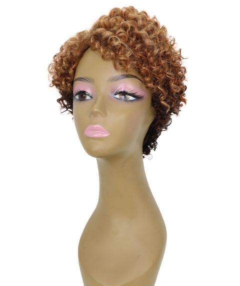 Felicity Short Tight and Bold Spiral 9.5 Inch Full wig Curly Felicity with Natural Volume