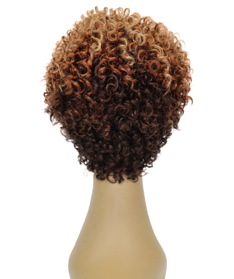 Felicity Short Tight and Bold Spiral 9.5 Inch Full wig Curly Felicity with Natural Volume