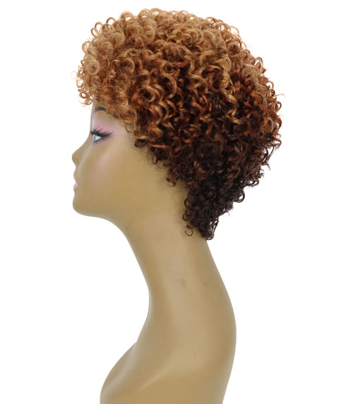 Felicity Short Tight and Bold Spiral 9.5 Inch Full wig Curly Felicity with Natural Volume