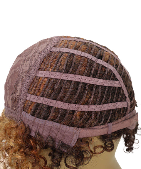 Felicity Short Tight and Bold Spiral 9.5 Inch Full wig Curly Felicity with Natural Volume