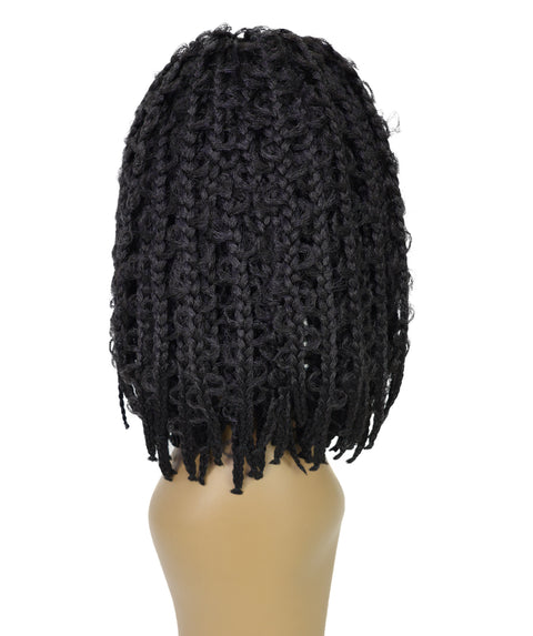 Marla Medium Length Braided 13 Inch Bob Lace Full Wig