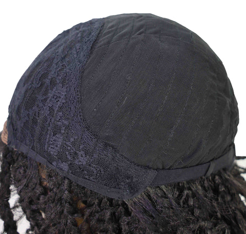 Marla Medium Length Braided 13 Inch Bob Lace Full Wig