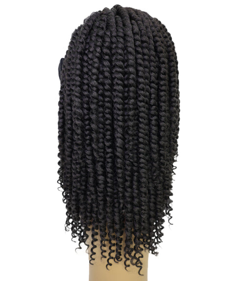 Lenora Easy Slip-On Long Braided 19 Inch Half Wig Layered