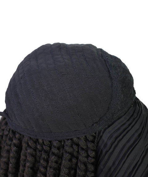 Lenora Easy Slip-On Long Braided 19 Inch Half Wig Layered