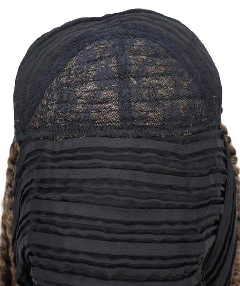 Lenora Easy Slip-On Long Braided 19 Inch Half Wig Layered