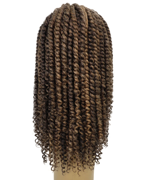 Lenora Easy Slip-On Long Braided 19 Inch Half Wig Layered