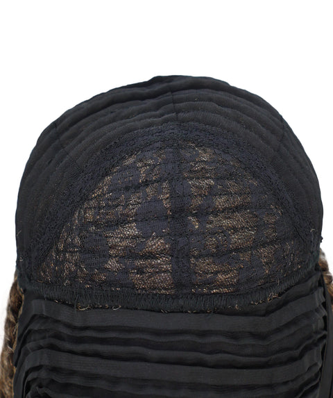 Lenora Easy Slip-On Long Braided 19 Inch Half Wig Layered