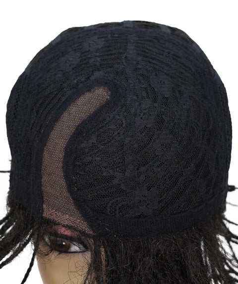 Rylan Short Side-Parted Elegant 9 Inch Cornrow Style Braided Wig for Women