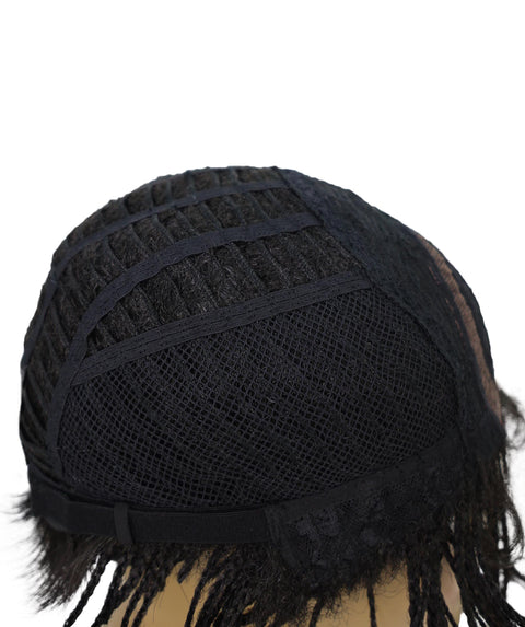 Rylan Short Side-Parted Elegant 9 Inch Cornrow Style Braided Wig for Women