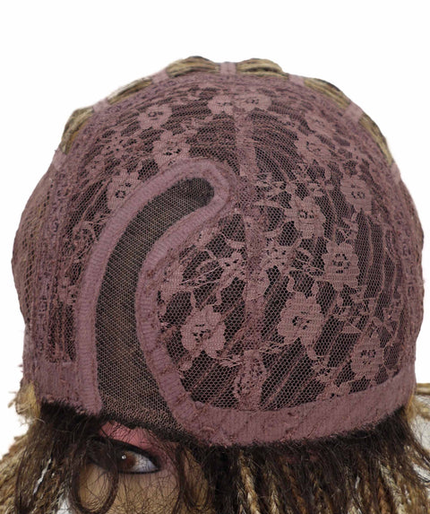 Rylan Short Side-Parted Elegant 9 Inch Cornrow Style Braided Wig for Women