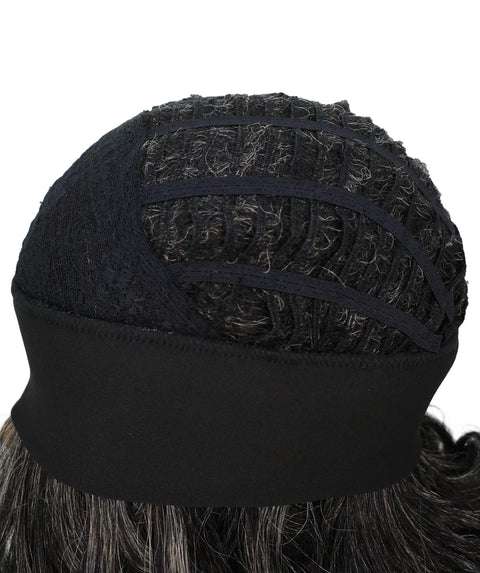 Kailana Shoulder-Length 13 Inch Curly Headband Half Wig for Women