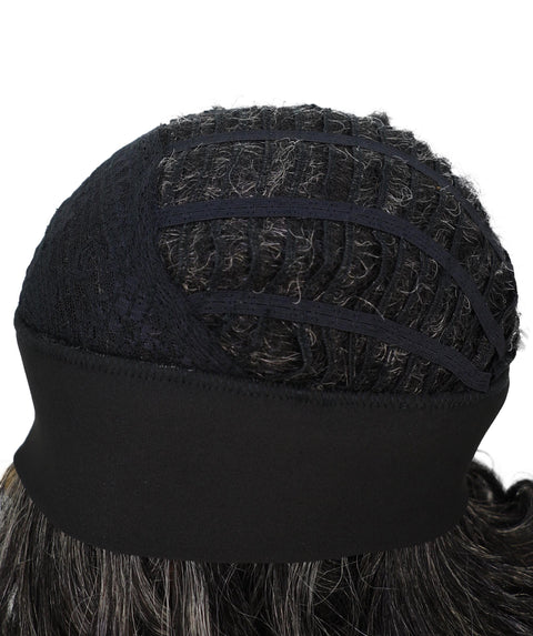 Kailana Shoulder-Length 13 Inch Curly Headband Half Wig for Women