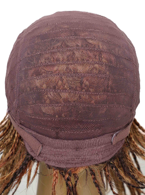 Brendy 8.5 Inch Short Side-Parted Braided Wig Elegant & Lightweight Synthetic Hair for Women