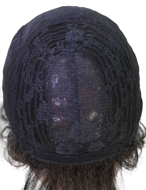 Mouna 13 Inch Shoulder-Length Wavy Wig with Bangs | Soft & Stylish Synthetic Hair