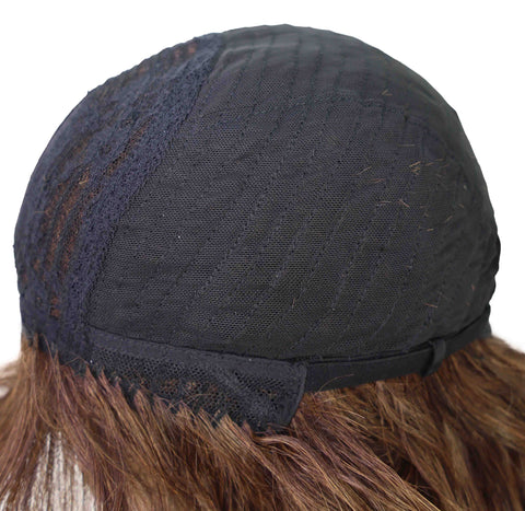 Mouna 13 Inch Shoulder-Length Wavy Wig with Bangs | Soft & Stylish Synthetic Hair