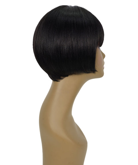 Maryj 8 Inch Chic Short Bob Wig with Full Bangs