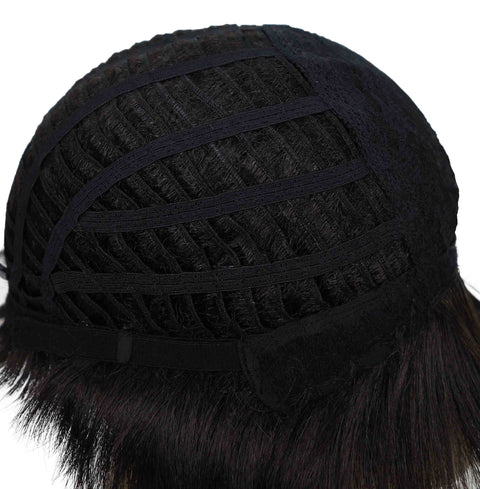 Maryj 8 Inch Chic Short Bob Wig with Full Bangs